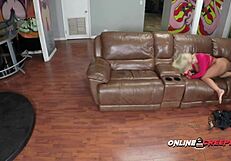 Busty Brandi banged by creepy Bruno!