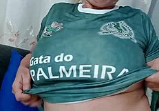 Latina Squirts During Interracial Blowjob and Fucking in Shower