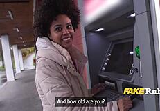 Cute Brazilian Latina Solves Cash Issues with Outdoor Sex