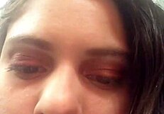 ginger paris pisses in toilet as bbw slut