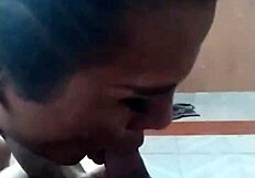 Obedient Shemale Sucking Dick With Passion