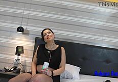 Behind Scenes with Latina Milf Pamela Pantera in Backroom