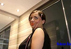 Behind Scenes with Latina Milf Pamela Pantera in Backroom