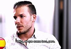 Latina temptress and major blonde in pornographic video