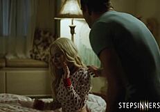 Stepbrother supports his weeping step sister with taboo fantsies