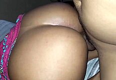 Can This Ebony Brunette's Big Ass Handle a Cumshot?
