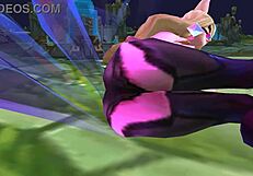 Kda ahri moans sexily in korean voice during ryona