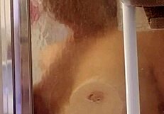 i'm shy milf showerin n shavin my big ass n tits