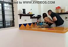 Building security visits, I can't resist and fuck him