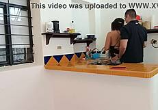 Building security visits, I can't resist and fuck him