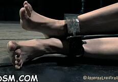 Blindfolded Beauty Gagged and Toyed in Hardcore Scene