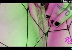 Roxy Lights Gets Fucked Hard Through Her Fishnets in Intense Pornstar Action