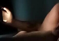 She rides her lover in HD video miniature cowgirl