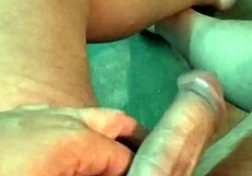 Mature woman masturbates big monster cock horny