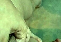 Mature woman masturbates big monster cock horny