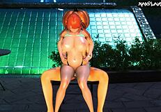 nami gets destroyed in 3d anime hentai cartoon