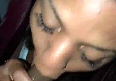 I love watching this shemale suck bbc