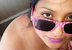 Wow, huge cumshot all over my big tits!