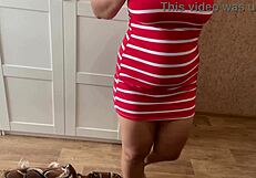 giulia says, 'i love my new sexy pantyhose on my pussy.'