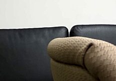 zelda's casting session on the sofa, rough interview left one