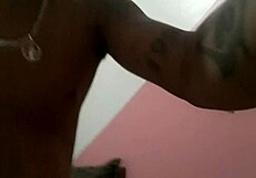 Brazilian ebony babe with big ass gets interracial sex from black guy