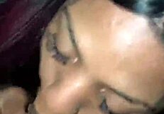 I love watching this shemale suck bbc