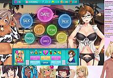 I-I messed up playing huniepop 2 with lewdneko in a double date threesome...