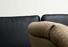 zelda's casting session on the sofa, rough interview left one