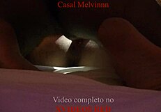 Husband waits for wife to finish with the guy.