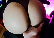 the girl got upset in the game and decided to have sex. she sucked his cock hard and then they fucked passionately.