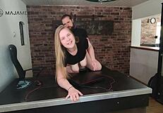 Chubby Blonde Maja Craves Intense Sex, Sucking Cock Urgently!