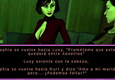 Old wife cheats with friend's monster cock in anime style 😈