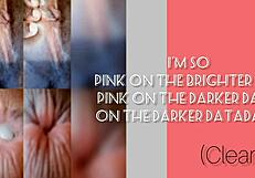 aesthetic titled different shades of pink