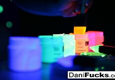 Pornstar Dani Teases Hot Wet Pussy in Solo Masturbation Session