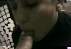 The sexy step sister picks up a hitchhiker and gives him a blowjob before anal.