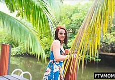 Cougars in red hair claim to show their energetic physiques