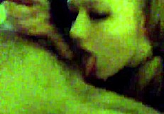 blonde teen gives boyfriend ball licking blowjob