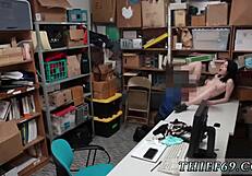 i caught the suspect blowing the cop