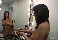 Charley Chase Masturbates in Entrance Way