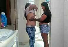 Colombian Shaved Pussy Lesbian Ass Licking Homemade