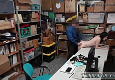 i caught the suspect blowing the cop