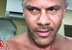 Brunettes Engage in Shaved Pussy Orgy with Monster Cocks in Bedroom