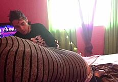 Ebony Teen Whorella DeVille Licks And Sucks Monster Cock Interracially