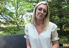 alrox, a young french blonde, gets her ass fucked outdoors by amateurs