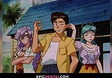 Suwatee rides Kenta's huge cock till orgasm by the road