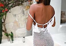 Asian Girl Putri Cinta Exposes Tiny Fuckhole