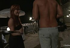 sweet hottie licks and sucks before riding hard in doggystyle