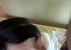 Japanese student provides money-making oral sex in hotel room – Real Asian perspective