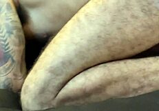 my muscular bear neighbor with big cock starts fucking me hard