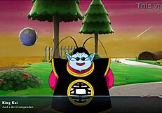 dragon ball divine adventure part 37 goddess gets facial!